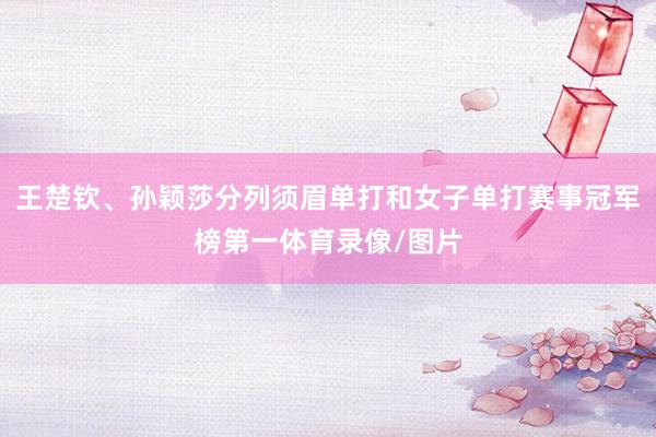 王楚钦、孙颖莎分列须眉单打和女子单打赛事冠军榜第一体育录像/图片