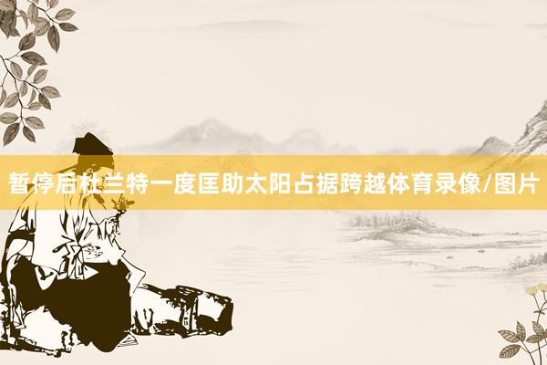 暂停后杜兰特一度匡助太阳占据跨越体育录像/图片