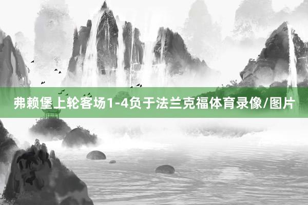 弗赖堡上轮客场1-4负于法兰克福体育录像/图片