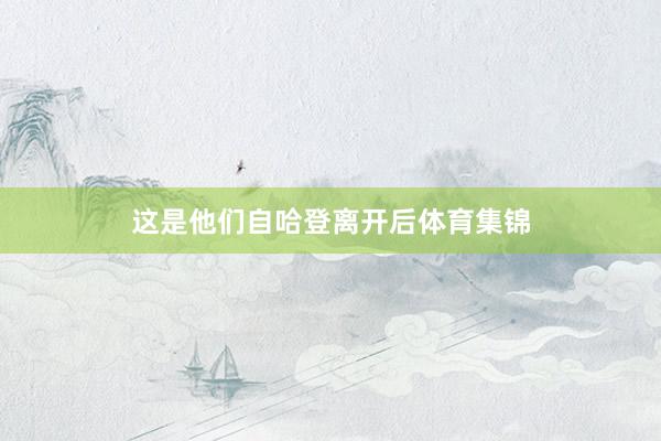 这是他们自哈登离开后体育集锦