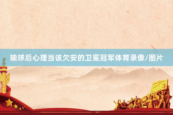 输球后心理当该欠安的卫冕冠军体育录像/图片