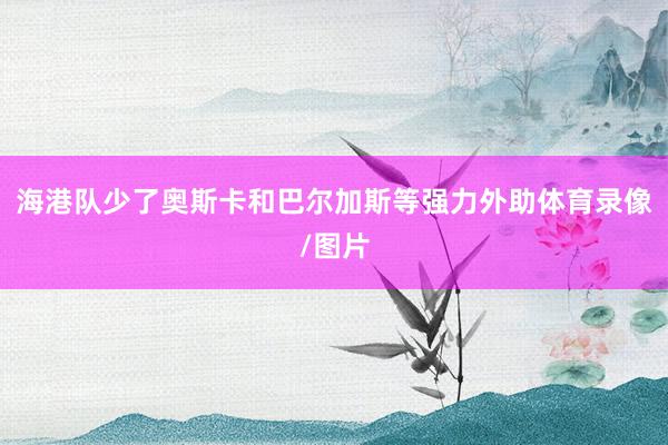 海港队少了奥斯卡和巴尔加斯等强力外助体育录像/图片