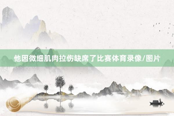他因微细肌肉拉伤缺席了比赛体育录像/图片