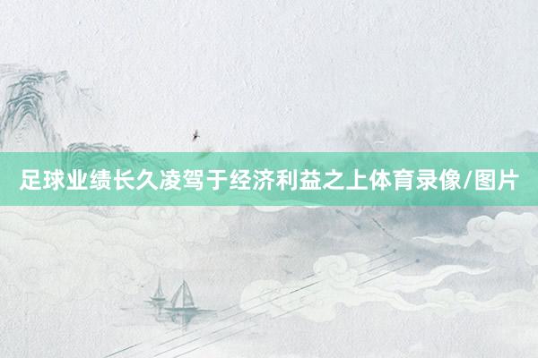 足球业绩长久凌驾于经济利益之上体育录像/图片