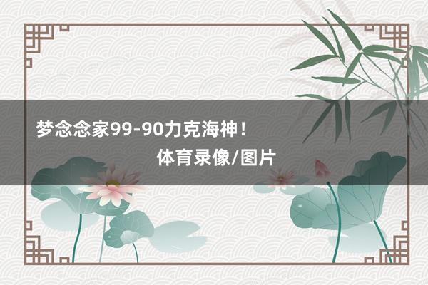 梦念念家99-90力克海神！                            体育录像/图片
