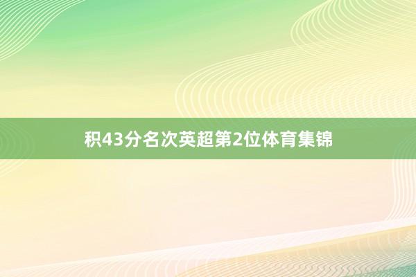 积43分名次英超第2位体育集锦