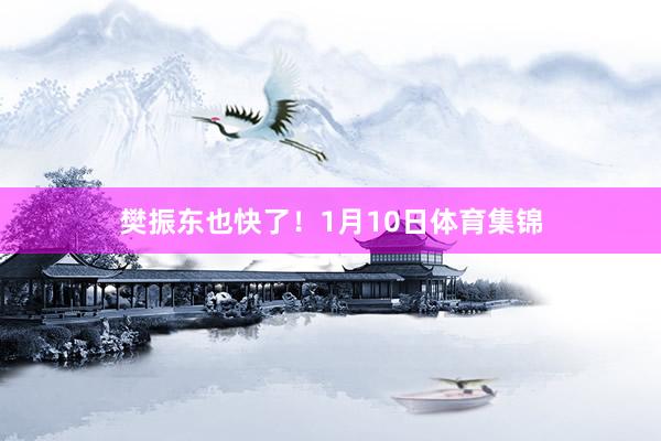 樊振东也快了！1月10日体育集锦