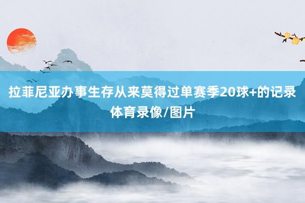 拉菲尼亚办事生存从来莫得过单赛季20球+的记录体育录像/图片