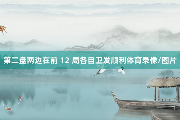 第二盘两边在前 12 局各自卫发顺利体育录像/图片