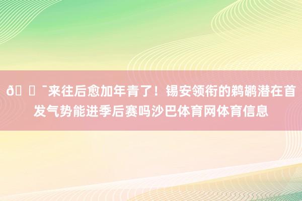 😯来往后愈加年青了！锡安领衔的鹈鹕潜在首发气势能进季后赛吗沙巴体育网体育信息