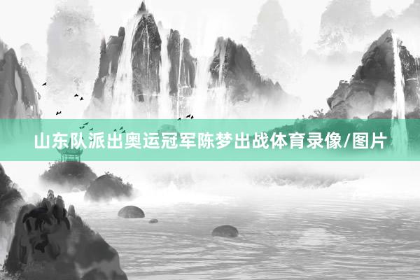 山东队派出奥运冠军陈梦出战体育录像/图片